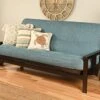 Kodiak Furniture Monterey Futon Set, No Drawers, With Espresso Base And Linen Aqua Mattress -Amazon Store 41RNByfmKUL