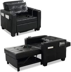 DURASPACE Futon Sofa Bed, 3 In 1 Convertible Sofa Chair Bed, Adjustable Backrest Chair, Chaise Lounge With USB Ports, Cup Holder, Side Pocket, Storage Box For Living Room (Light Gray Linen) 22 DURASPACE Futon Sofa Bed, 3 In 1 Convertible Sofa Chair Bed, Adjustable Backrest Chair, Chaise Lounge With USB Ports, Cup Holder, Side Pocket, Storage Box For Living Room (Light Gray Linen) -Amazon Store 41RkDRHbYUL. AC 1