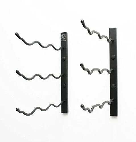 VintageView W Series (1 Ft) - 9 Bottle Wall Mounted Wine Rack (Satin Black) Stylish Modern Wine Storage With Label Forward Design 4 VintageView W Series (1 Ft) - 9 Bottle Wall Mounted Wine Rack (Satin Black) Stylish Modern Wine Storage With Label Forward Design - Image 2