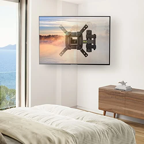 AM Alphamount TV Wall Mount Bracket Full Motion For Most 13-39 Inch TVs Monitors With 360° Rotation Articulating Swivel Extension Arms And Tilt, Hold TV Up To 44lbs Max VESA 200x200mm 7 AM Alphamount TV Wall Mount Bracket Full Motion For Most 13-39 Inch TVs Monitors With 360° Rotation Articulating Swivel Extension Arms And Tilt, Hold TV Up To 44lbs Max VESA 200x200mm - Image 5