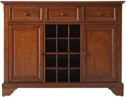 Crosley Furniture Alexandria Wine Buffet/Sideboard - Vintage Mahogany -Amazon Store 41RziZQ8KLL. AC