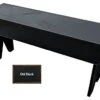 Sawdust City Wooden Bench 3ft Long (Old Black)