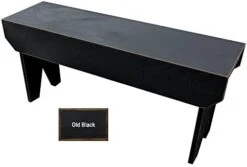 Sawdust City Wooden Bench 3ft Long (Old Black) -Amazon Store 41S02lqLFQL. AC