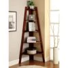 Furniture Of America Lyss Ladder Shelf, Cherry -Amazon Store 41SGEZyoywL