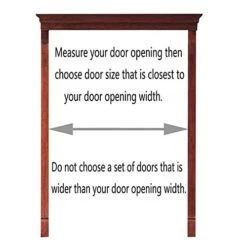 XIAOLIN Solid Wood Swinging Cafe Doors Two-Way Half Waist Louvered For Pub Entrance Partition Hollow-Carved (Size : 90x70cm) -Amazon Store 41SHFEUeBHL