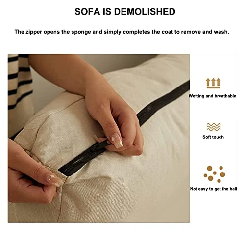 ZHANGNA Futon Sofa Bed, Sleeper Sofa Bed For Living Room, Convertible Flip Chair, Floor Sofa Adjustable Lazy Sofa Bed, Foldable Mattress Futon Couch Bed, With Adjustable Backrest (Color : Orange) 6 ZHANGNA Futon Sofa Bed, Sleeper Sofa Bed For Living Room, Convertible Flip Chair, Floor Sofa Adjustable Lazy Sofa Bed, Foldable Mattress Futon Couch Bed, With Adjustable Backrest (Color : Orange) - Image 4