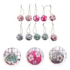 GENERIC 10pcs Mothers Day Decorations Fabric Wrapped Balls Mothers Day Tree Pendant Hanging Ornaments 9 GENERIC 10pcs Mothers Day Decorations Fabric Wrapped Balls Mothers Day Tree Pendant Hanging Ornaments -Amazon Store 41SghA9LsgL