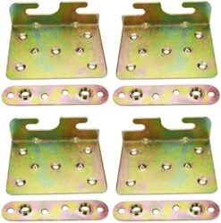 Faotup 4Pair Iron Bed Hinges Bed Rail Brackets,Bed Rrail Brackets For Wood Bed Heavy Duty,Bed Rail Connector Bracket,3.12×0.94×0.94Inches,with Screws 15 Faotup 4Pair Iron Bed Hinges Bed Rail Brackets,Bed Rrail Brackets For Wood Bed Heavy Duty,Bed Rail Connector Bracket,3.12×0.94×0.94Inches,with Screws -Amazon Store 41ShzpFtmGL. AC