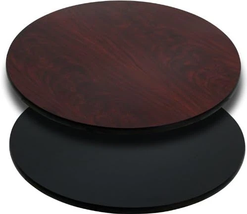 Flash Furniture Glenbrook 3 Pack 24'' Round Table Top With Black Or Mahogany Reversible Laminate Top 3 Flash Furniture Glenbrook 3 Pack 24'' Round Table Top With Black Or Mahogany Reversible Laminate Top