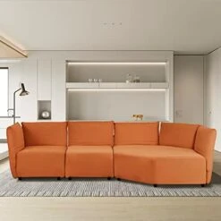 Melpomene Modular Sectional Sofa, Modern Minimalist 109" L-Shape 2 PC Free Combination Upholstered Sleeper Sofa Couch,White 21 Melpomene Modular Sectional Sofa, Modern Minimalist 109" L-Shape 2 PC Free Combination Upholstered Sleeper Sofa Couch,White -Amazon Store 41TGKGCgZyL. AC