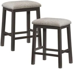 Lexicon Orme Counter Height Stool (Set Of 2), Gray 14 Lexicon Orme Counter Height Stool (Set Of 2), Gray -Amazon Store 41THqPz IgL. AC