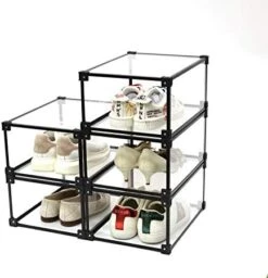 Shoe Box Transparent Acrylic Stackable Shoe Storage Box, Men's And Women's Shoes Storage Box(2PCS) (dark) 9 Shoe Box Transparent Acrylic Stackable Shoe Storage Box, Men's And Women's Shoes Storage Box(2PCS) (dark) -Amazon Store 41TJ1n7Q4L. AC