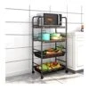 Free Standing Kitchen Storage Shelf Rack Kitchen Crevice Storage Rack Floor-to-ceiling Multi-layer Trolley Fruit And Vegetable Rack Narrow Refrigerator Gap Storage Rack Shelf Kitchen Bakers Rack Micro -Amazon Store 41TjoTJyV9L
