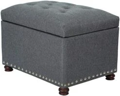 Joveco 24" Ottoman With Storage For Living Room Rectangular Fabric Tufted Bench Footrest - Light Grey 29 Joveco 24" Ottoman With Storage For Living Room Rectangular Fabric Tufted Bench Footrest - Light Grey -Amazon Store 41TkEyVQg2L. AC