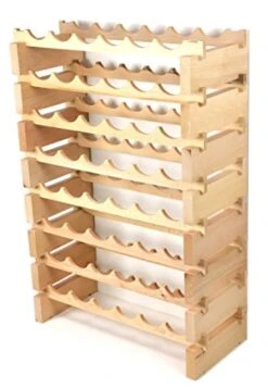 SfDisplay.com,LLC. Modular Wine Rack Beechwood 24-72 Bottle Capacity 6 Bottles Across Up To 12 Rows Newest Improved Model (48 Bottles - 8 Rows) 17 SfDisplay.com,LLC. Modular Wine Rack Beechwood 24-72 Bottle Capacity 6 Bottles Across Up To 12 Rows Newest Improved Model (48 Bottles - 8 Rows) -Amazon Store 41UIouq3ksL