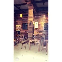 GENERIC Rustic Look Naturally Reclaimed Wood Panels 12pc Brown -Amazon Store 41UQrD9uNyL 1