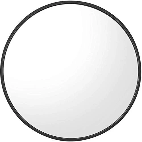 Mazatzal 32IN Wall Mirror Large Round Mirror Brushed Aluminum Framed Big Circle Mirror Black Bathroom Mirror Wall Décor For Living Room Bedroom Entryways 10 Mazatzal 32IN Wall Mirror Large Round Mirror Brushed Aluminum Framed Big Circle Mirror Black Bathroom Mirror Wall Décor For Living Room Bedroom Entryways - Image 8