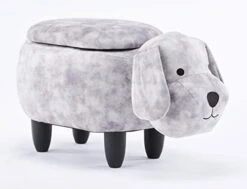 Home 2 Office Cow Ottoman For Kids' Bedroom, Playroom, Nursery, And Living Room, Animal Ottoman With Storage, Footstool For Kids, Black/White -Amazon Store 41UZk1C2smL. AC