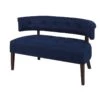 Jennifer Taylor Home Jared Collection Modern Chic Stylish Hand Tufted Armless Settee Bench With Wooden Legs, Dark Midnight Blue -Amazon Store 41Uf6Gmw80L