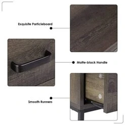 URKNO Chest Of Drawers, Wood 4 Drawer Dresser For Bedroom, Nightstand For Bedroom, Living Room, Entryway, Closet, Easy Assembly, Dark Brown 16 URKNO Chest Of Drawers, Wood 4 Drawer Dresser For Bedroom, Nightstand For Bedroom, Living Room, Entryway, Closet, Easy Assembly, Dark Brown -Amazon Store 41Umj6hFzlL