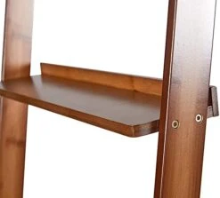 5 Tiers Bamboo Ladder Shelf Modern Bookshelf Leaning Wall Shelves Open Tall Wall Mount Bookcase Standing Storage Rack Shelves For Living Room, Bathroom, Kitchen, Office(21"L*12.5"W*60"H) (Brown) 13 5 Tiers Bamboo Ladder Shelf Modern Bookshelf Leaning Wall Shelves Open Tall Wall Mount Bookcase Standing Storage Rack Shelves For Living Room, Bathroom, Kitchen, Office(21"L*12.5"W*60"H) (Brown) -Amazon Store 41UmsiyxjAL