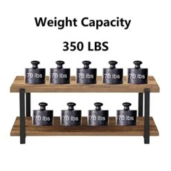 FOLUBAN Entryway Bench, Industrial Shoe Bench For Living Room, Rustic Indoor Shoe Storage Bench Seat, Easy Assembly, Oak 47 Inch -Amazon Store 41Up0IqNBsL