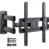 PERLESMITH TV Wall Mount Swivel Tilt For 32-55 Inch LED LCD OLED Flat Curved TV Screen, Full Motion TV Mount Bracket With Articulating Arm Perfect Center Single Stud Up To 70lbs VESA 400x400mm, PSMFK7 -Amazon Store 41UpfoeI9JL