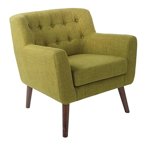 OSP Home Furnishings Arm Chair, 32"W X 28.63"D X 31.63"H, Green 3 OSP Home Furnishings Arm Chair, 32"W X 28.63"D X 31.63"H, Green