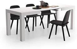 Mobili Fiver, First Extendable Table, Rustic Oak, Laminate-Finished, Made In Italy -Amazon Store 41V1Y9KF9aL. AC