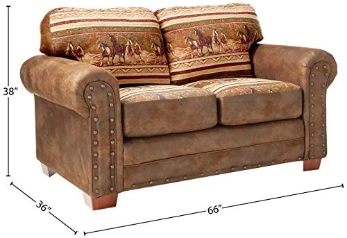 American Furniture Classics Wild Horses Love Seat 7 American Furniture Classics Wild Horses Love Seat - Image 5