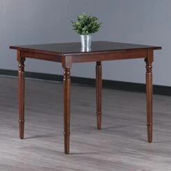 Winsome 94736 Mornay Dining Table, Walnut, 35" Square -Amazon Store 41VAkff4KoL