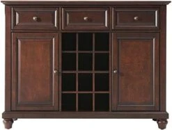 Crosley Furniture Alexandria Wine Buffet/Sideboard - Vintage Mahogany -Amazon Store 41VBb2l0RwL. AC