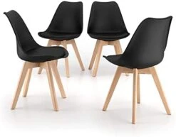 Mobili Fiver, Greta Scandinavian Style Chairs, Set Of 4, Petrol Blue 15 Mobili Fiver, Greta Scandinavian Style Chairs, Set Of 4, Petrol Blue -Amazon Store 41VFkmmZbrL. AC