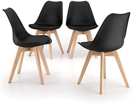 Mobili Fiver, Greta Scandinavian Style Chairs, Set Of 4, Petrol Blue 8 Mobili Fiver, Greta Scandinavian Style Chairs, Set Of 4, Petrol Blue - Image 6