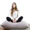 Yogibo Mini Bean Bag, Small Beanbag Chair For Kids, Teens And Adults, Great For Meditation And Sitting, Fibead Filling Conforms To Body, Washable, Removable Cover, Light Grey -Amazon Store 41VPcqI1ShL