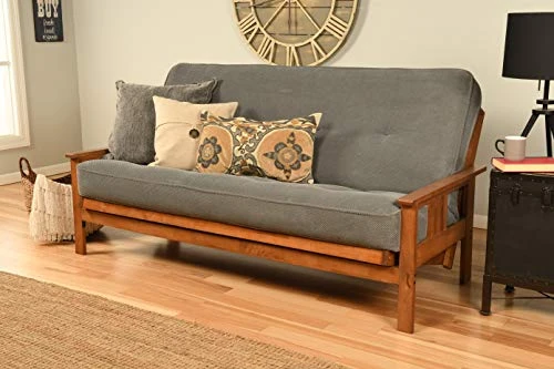 Kodiak Furniture Monterey Futon Set, No Drawers, With Barbados Base And Marmont Thunder Mattress 3 Kodiak Furniture Monterey Futon Set, No Drawers, With Barbados Base And Marmont Thunder Mattress