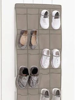 Gorilla Grip Crystal Clear Large 24 Pocket Shoe Organizer, Holds Up To 40 Pounds, Sturdy Hooks, Space Saving, Over Door, Storage Rack Hangs On Closets For Shoes, Sneakers Or Accessories, Red 15 Gorilla Grip Crystal Clear Large 24 Pocket Shoe Organizer, Holds Up To 40 Pounds, Sturdy Hooks, Space Saving, Over Door, Storage Rack Hangs On Closets For Shoes, Sneakers Or Accessories, Red -Amazon Store 41VXa3N0rsL. AC