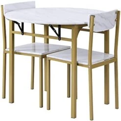 Merax Counter Height Pub Table Set With 3 Stools, Bar Table And Chair Set 4-Piece Dining Table Set With Metal Frame 30 Merax Counter Height Pub Table Set With 3 Stools, Bar Table And Chair Set 4-Piece Dining Table Set With Metal Frame -Amazon Store 41VcKmHdzFL. AC