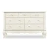 Evolur Aurora 7 Drawer Double Dresser, Ivory Lace, 54x20.3x34 Inch (Pack Of 1) -Amazon Store 41VdYGYuUML