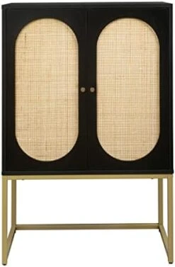 ZeHuoGe Natural Rattan Sideboard Buffet Storage Accent Cabinet With 2 Magnetic Door, Sideboard Buffet Cupboard Accent Cabinet, Built-in Adjustable Shelf Iron Bracket US Delivery (High Leg Rattan) 23 ZeHuoGe Natural Rattan Sideboard Buffet Storage Accent Cabinet With 2 Magnetic Door, Sideboard Buffet Cupboard Accent Cabinet, Built-in Adjustable Shelf Iron Bracket US Delivery (High Leg Rattan) -Amazon Store 41VenC1zJL. AC