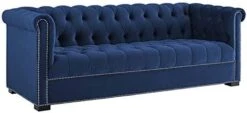 Modway EEI-3064 Heritage Tufted Performance Velvet Upholstered Chesterfield Sofa With Nailhead Trim In Gray -Amazon Store 41Vh9hYFScL. AC