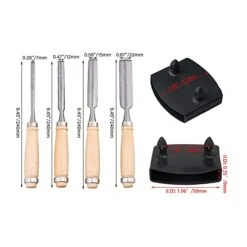 RDEXP 50 Pcs Plastic Bed Slat Center Cap Holders 50mm ID Black W/ 4 Pieces Wood Chisel -Amazon Store 41VimYnZe9L