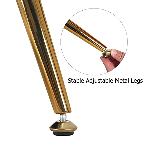 Altrobene Velvet Loveseat Couch Sofa Luxury Modern Comfy Tufted Couch Chesterfield 2 Person Couch For Living Room/Bedroom, Dark Teal 6 Altrobene Velvet Loveseat Couch Sofa Luxury Modern Comfy Tufted Couch Chesterfield 2 Person Couch For Living Room/Bedroom, Dark Teal - Image 4