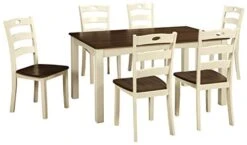 Signature Design By Ashley Dining Table, Woodanville White