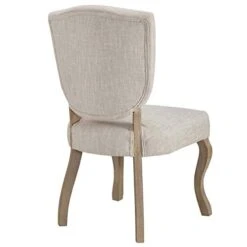Modway Array French Vintage Tufted Upholstered Fabric Four Dining Chairs In Beige -Amazon Store 41VvUINy8mL