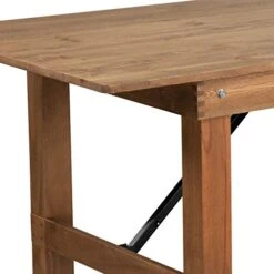 Flash Furniture HERCULES Series 7' X 40" Rectangular Antique Rustic Solid Pine Folding Farm Table 13 Flash Furniture HERCULES Series 7' X 40" Rectangular Antique Rustic Solid Pine Folding Farm Table -Amazon Store 41VxTuWUmgL