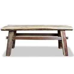 Festnight Rustic Bench Reclaimed Wood Seat Dining Table Bench Home Handmade Entryway Living Room Kitchen Furniture 39.4 X 11 X 16.9 Inches (W X D X H) -Amazon Store 41W8UjRfjUL
