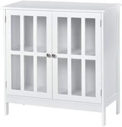 Kleankin Sideboard Buffet, Storage Cabinet Cupboard With 2 Doors, Credenza For Multifunction In Kitchen, Console, Living Room, Gray -Amazon Store 41WH2WtxNgL. AC