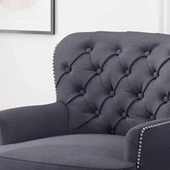 Christopher Knight Home Ophelia Club Chair And Ottoman Set, Gray, Dark Brown 9 Christopher Knight Home Ophelia Club Chair And Ottoman Set, Gray, Dark Brown -Amazon Store 41WXUjHMI4L