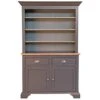 Levan Home Solid Wood China Buffet Hutch Cabinet In Gull Grey -Amazon Store 41Wv2qqKewL